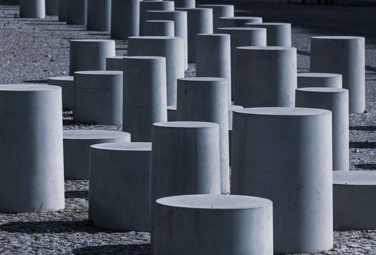 Concrete, bollard, cylinder — Coronavirus disease 2019