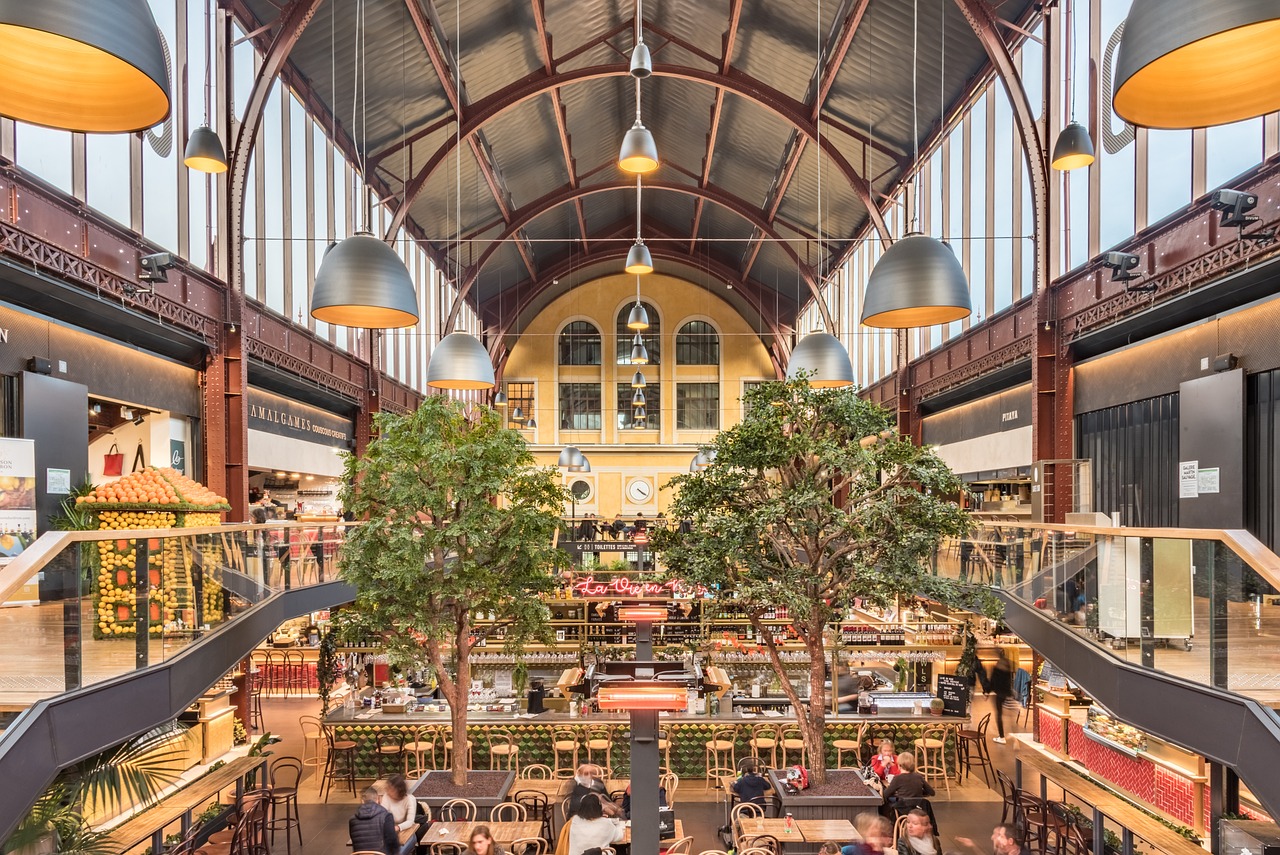 South station, covered market, market — Coronavirus disease 2019