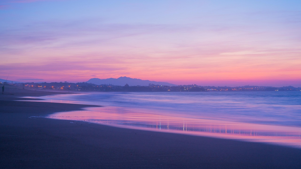 Purple, beach, sunset — tc-check-test1